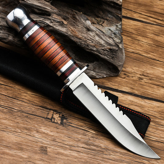 Carry Stainless Steel Straight Knife Outdoors