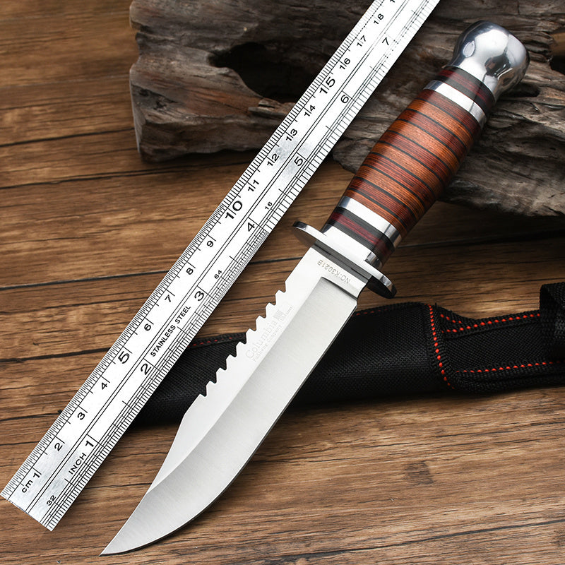 Carry Stainless Steel Straight Knife Outdoors