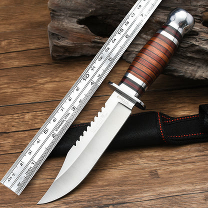 Carry Stainless Steel Straight Knife Outdoors