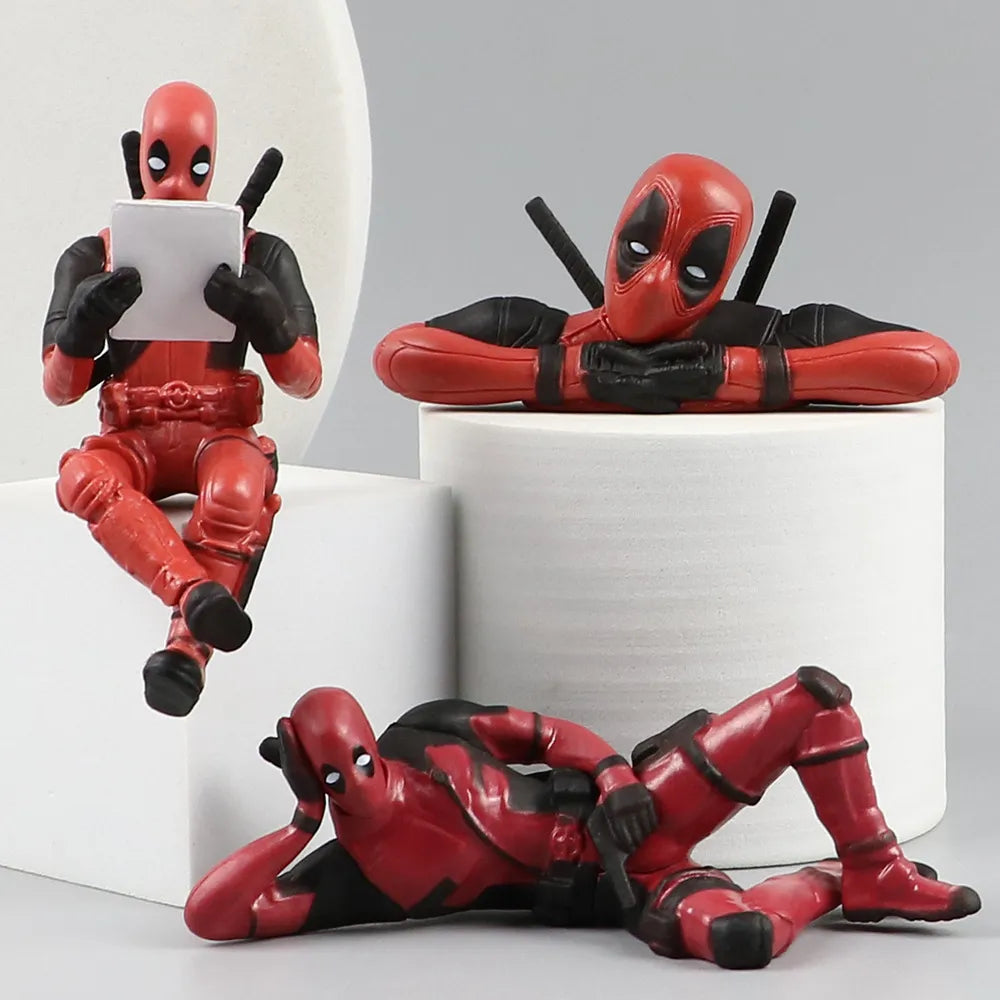 6 Desk Decoration Deadpool Model Toys