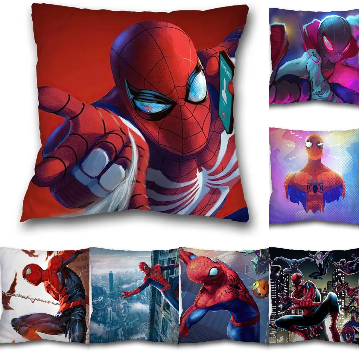 45x45cm Disney Anime Superhero Cushion Cover Caption America Iron man Print Home Decora Soft Pillowcase Fans Gift