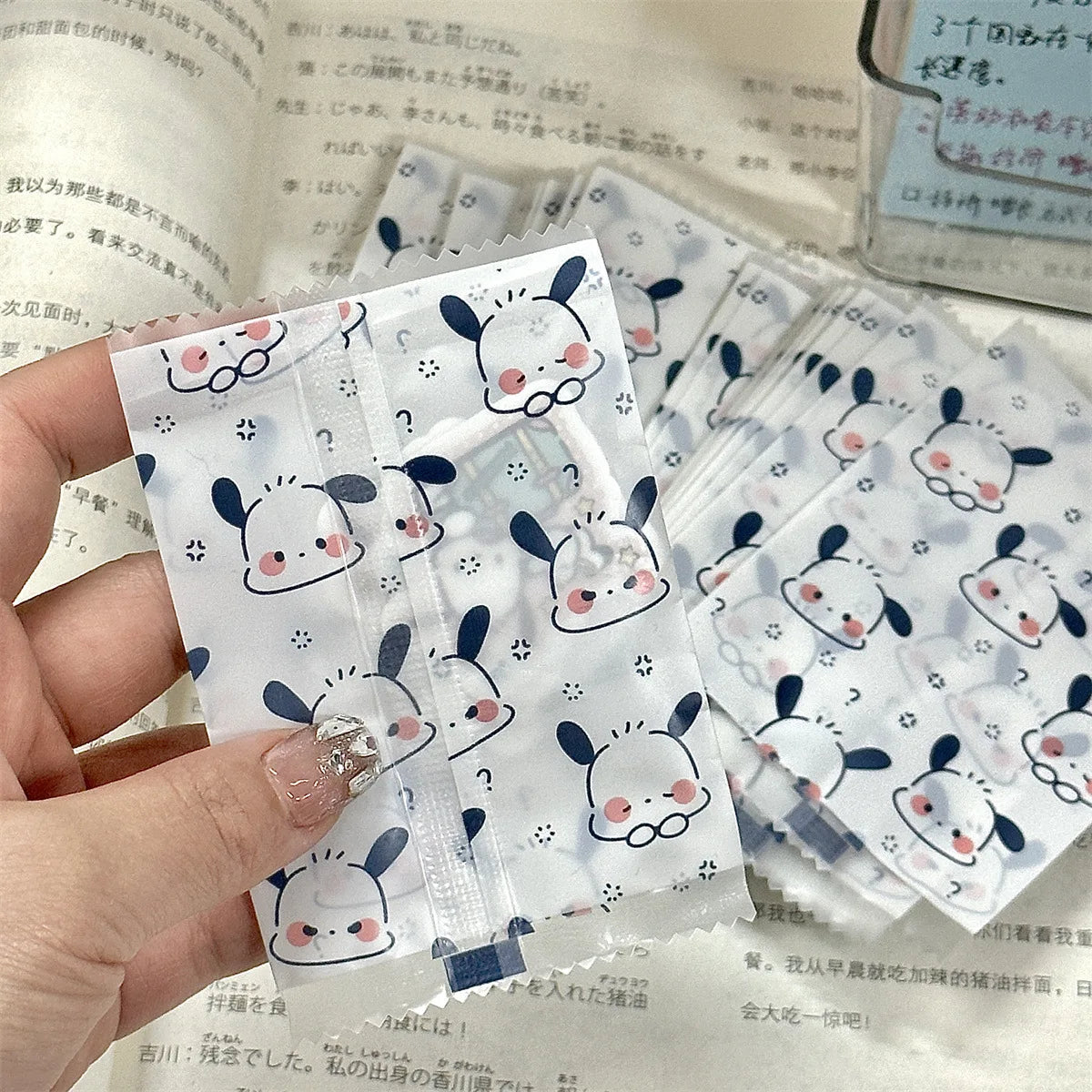 New Kawaii Sanrio Pochacco Self Sealing Bag Snack Sealing Bag Packaging Bag Diy Food Packaging Bag Home Kitchen Supplies