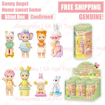 Sonny Angel Home Sweet Home Blind Box Confirmed style Genuine telephone Screen Decoration Birthday Gift Mysterious Surprise