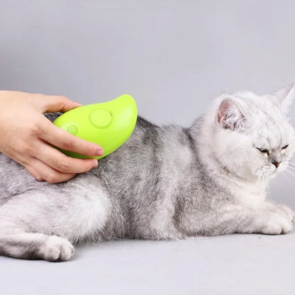 Steamy Pet Grooming 3-in-1 Electric Brush