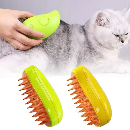 Steamy Pet Grooming 3-in-1 Electric Brush