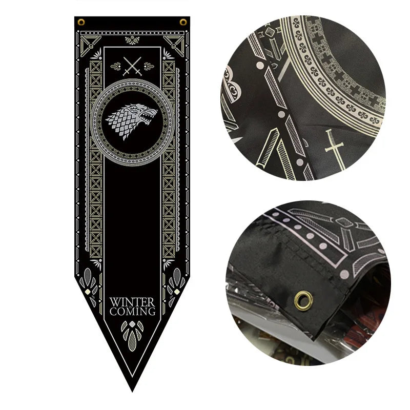 Game of Thrones Home Decor Flags And Banner  A Song of Ice and Fire Party Bar Room Indoor Outdoor Club Decoration Toys